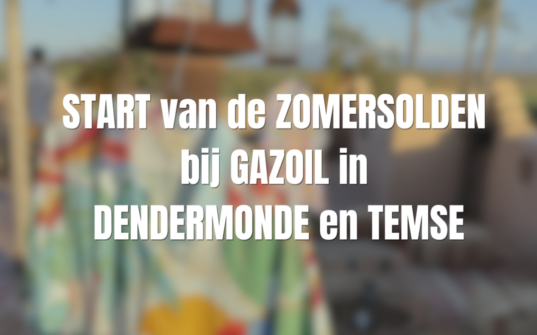 Blog Gazoil zomersolden 2026